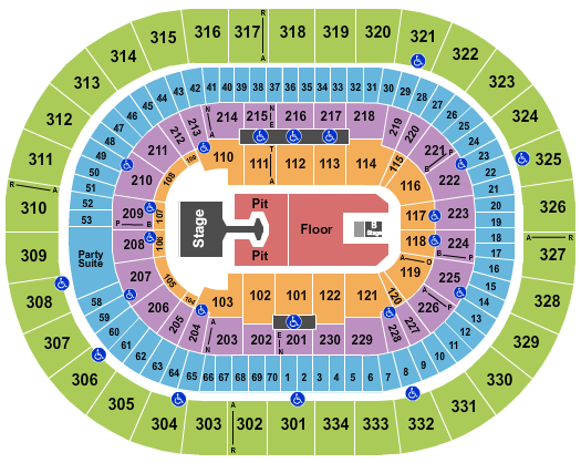 Moda Center Moda Center Seating Chart